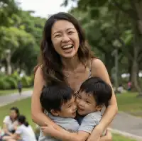 Parent using IllumiTutor